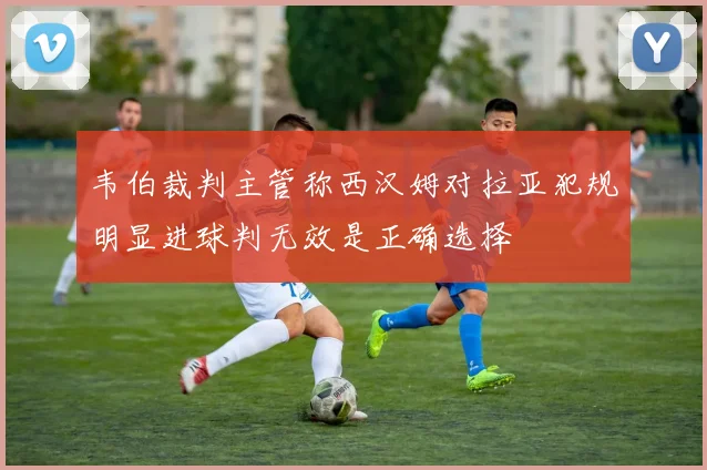 韦伯裁判主管称西汉姆对拉亚犯规明显进球判无效是正确选择